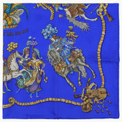 Scarf LES FETES DU ROI SOLEIL Blue/Multi
