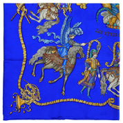 Scarf LES FETES DU ROI SOLEIL Blue/Multi
