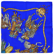 Scarf LES FETES DU ROI SOLEIL Blue/Multi
