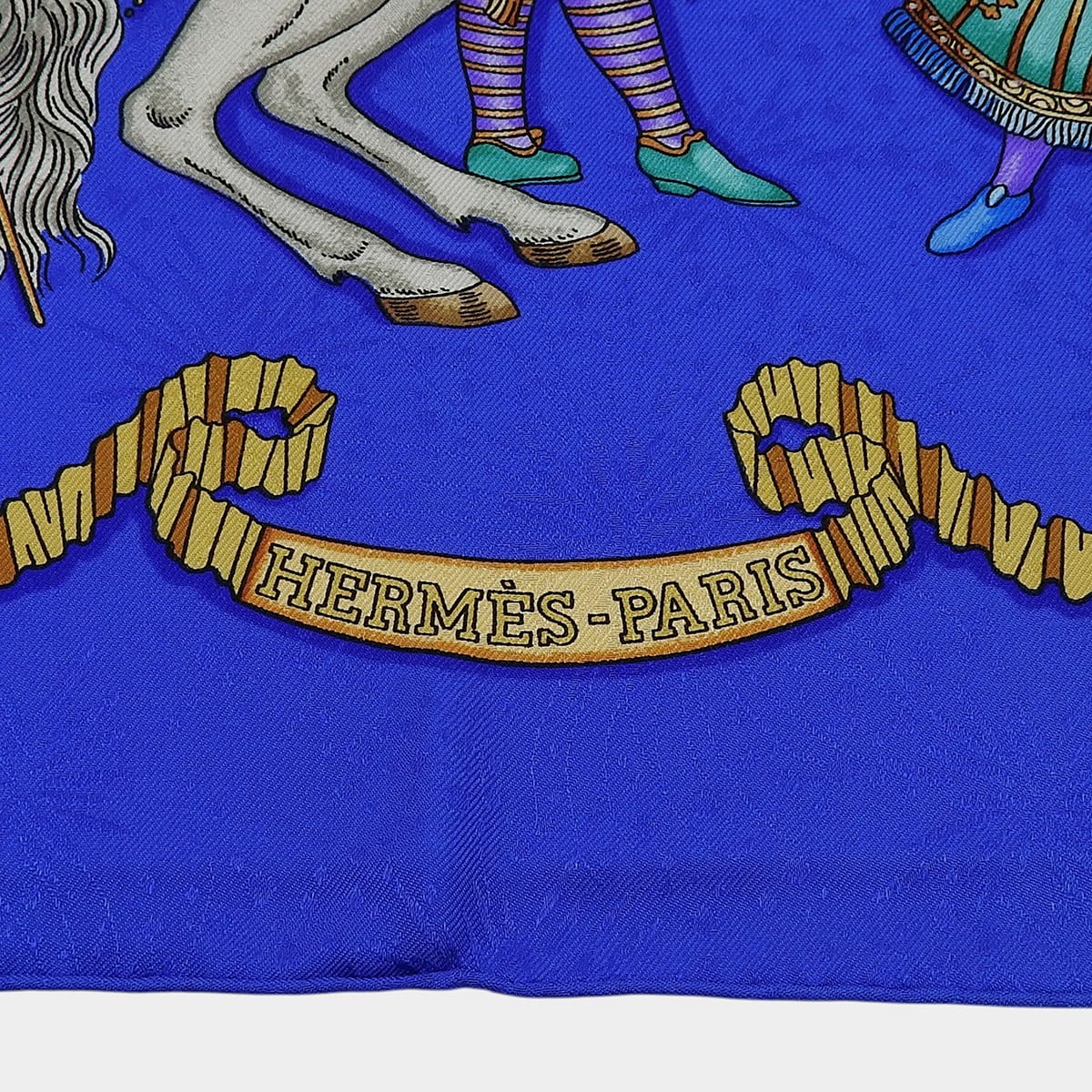 Scarf LES FETES DU ROI SOLEIL Blue/Multi