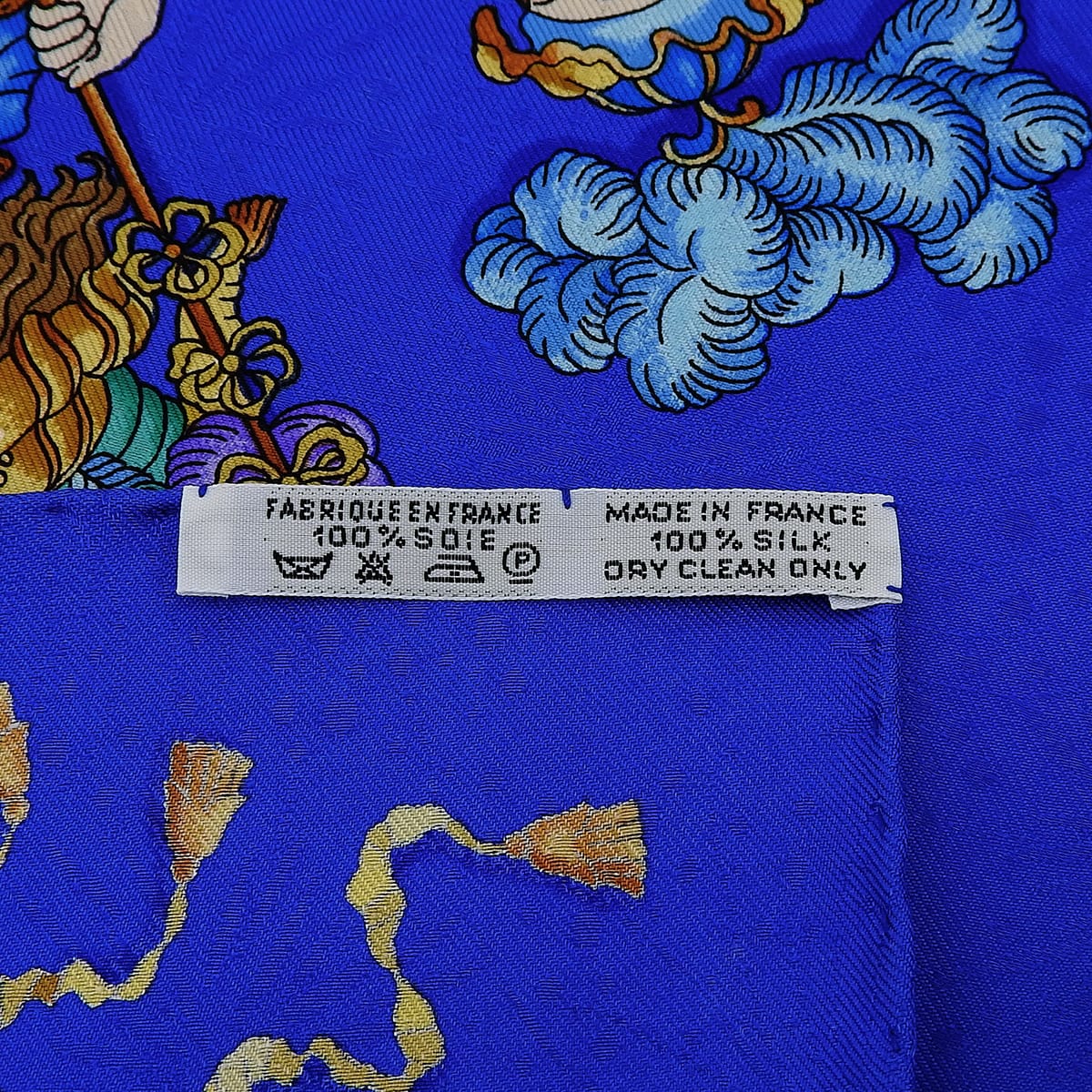 Scarf LES FETES DU ROI SOLEIL Blue/Multi