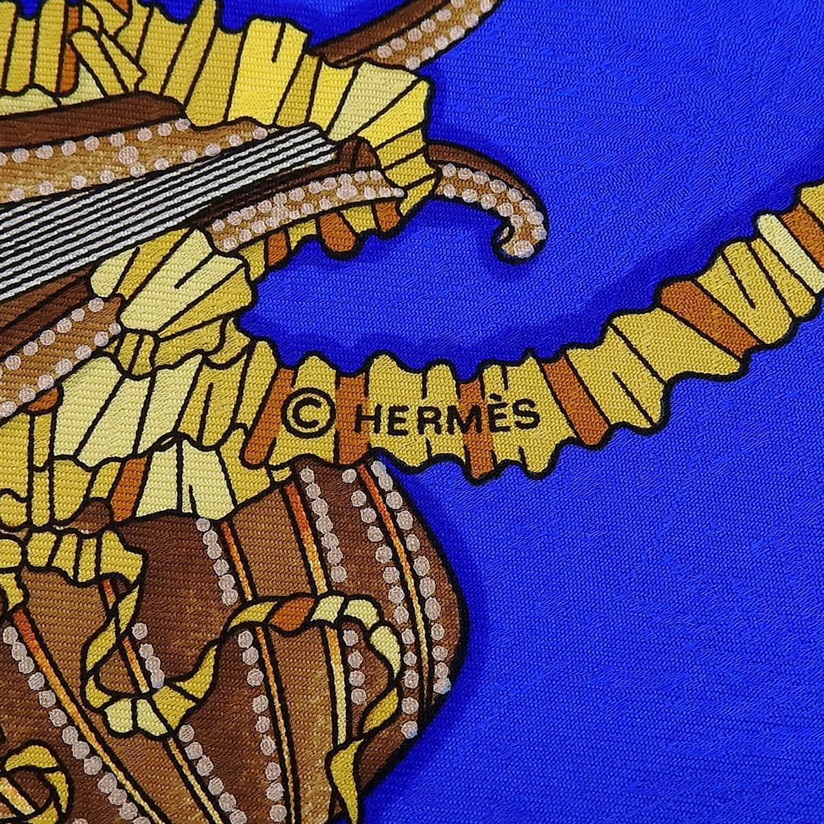 Scarf LES FETES DU ROI SOLEIL Blue/Multi