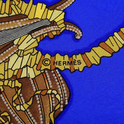 Scarf LES FETES DU ROI SOLEIL Blue/Multi