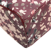 Star Check Pattern 2-Way Bag Beige/Bordeaux