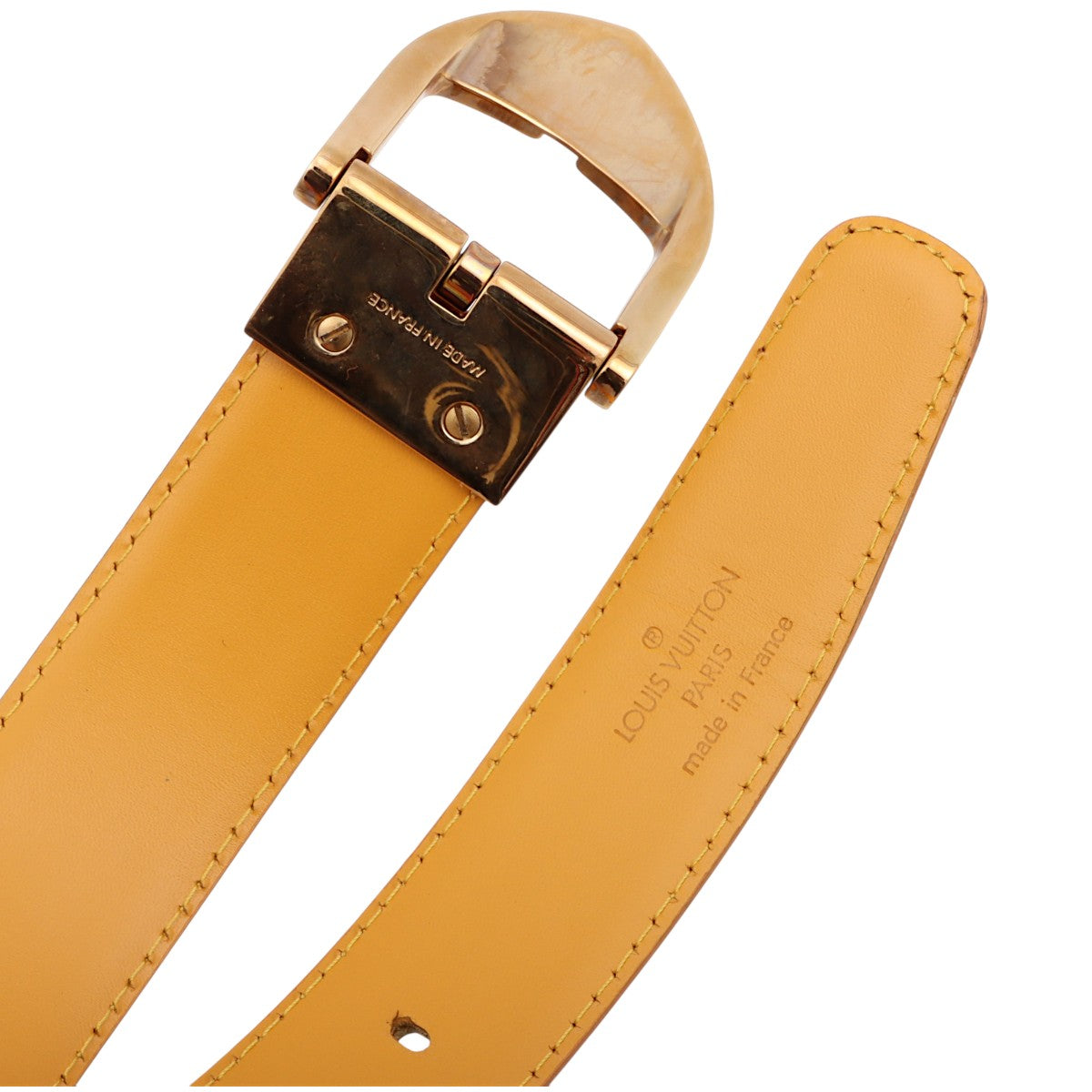 Epi Ceinture Belt, Tassili Yellow, made in 2004