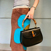 Bamboo 2-Way Bag Dark Brown