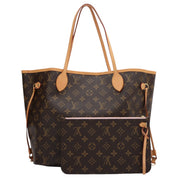 2015年款 帆布monogram Neverfull MM 棕色