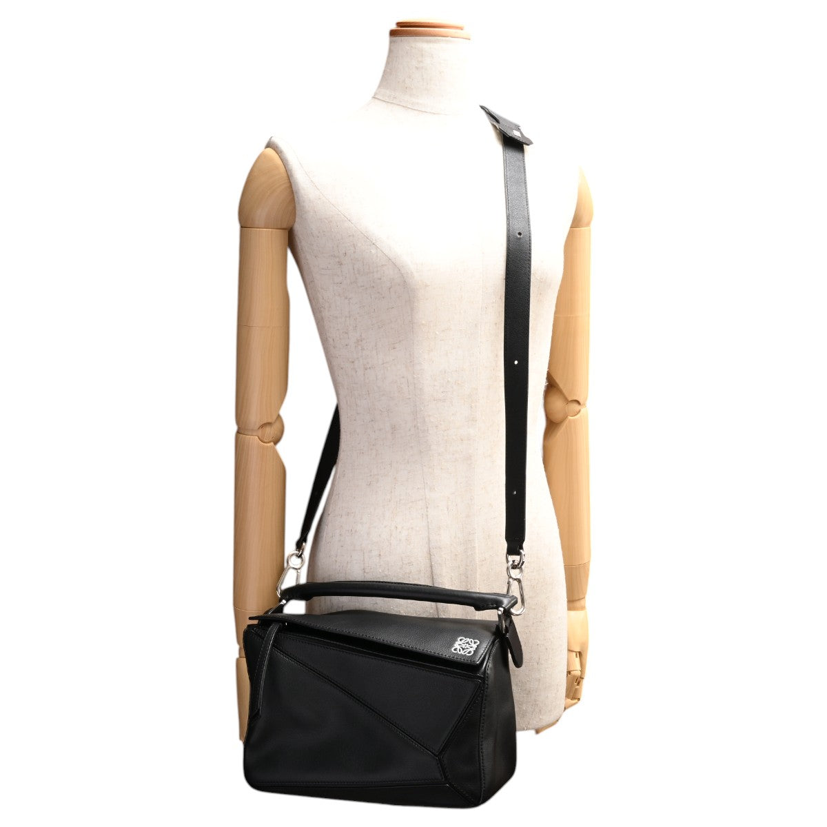 Puzzle bag small in black