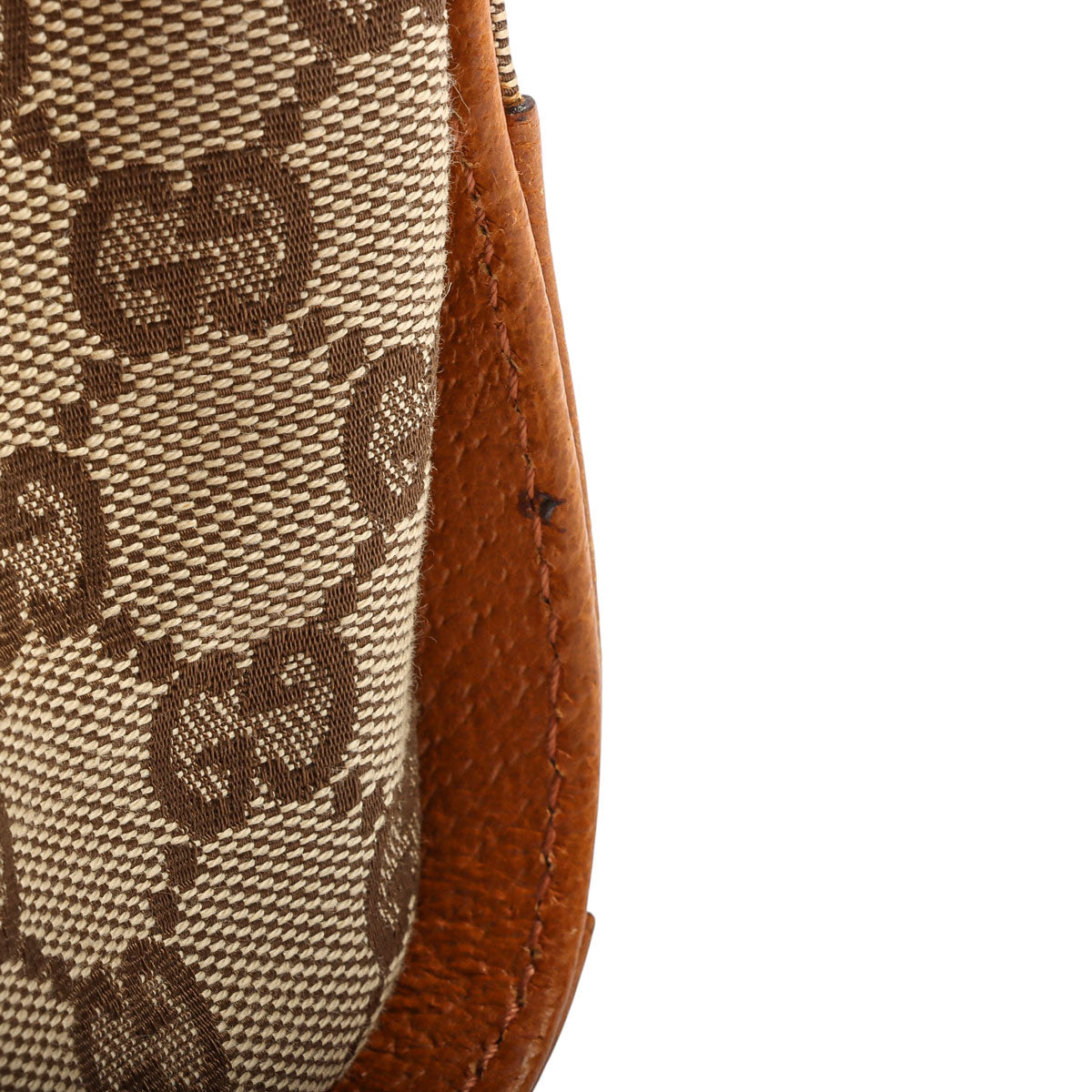 Canvas GG Pattern Handbag Beige/Brown