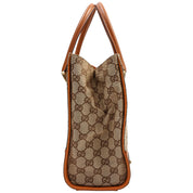 Canvas GG Pattern Handbag Beige/Brown