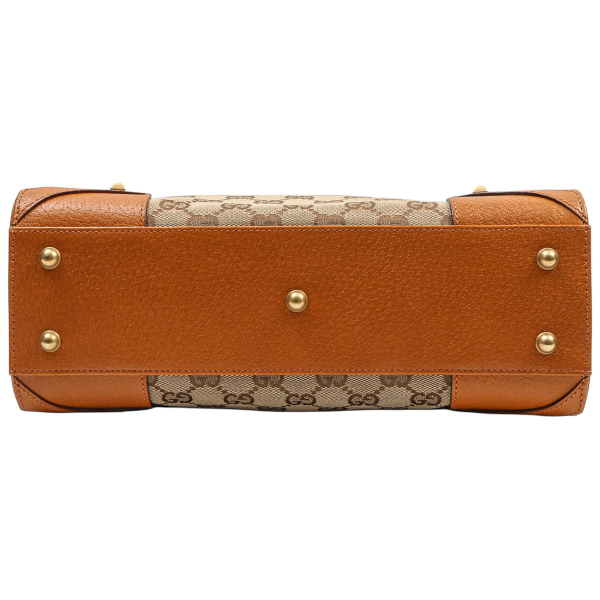 Canvas GG Pattern Handbag Beige/Brown