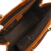 Canvas GG Pattern Handbag Beige/Brown