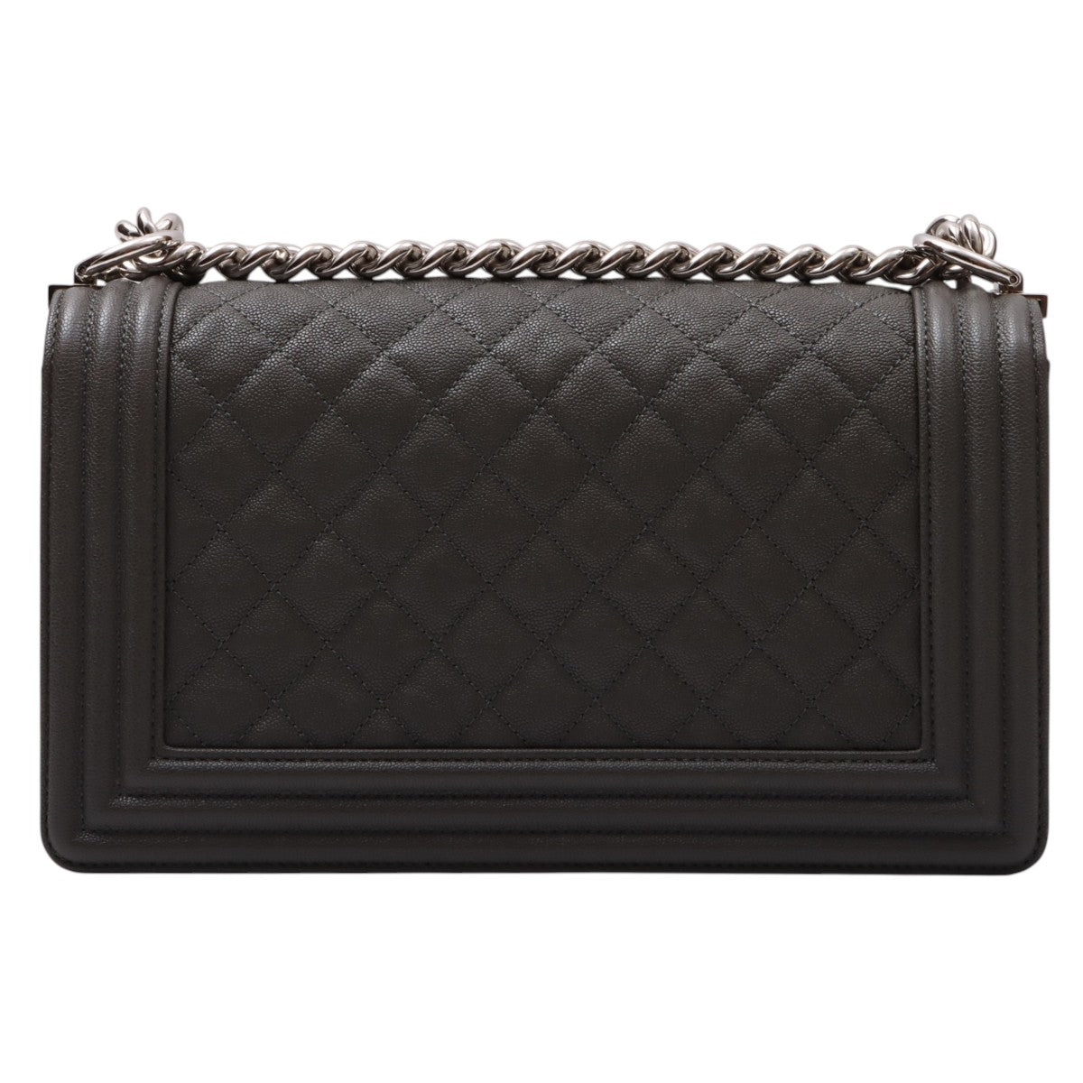 Boy Chanel Chain Shoulder Bag, circa 2019, Gray