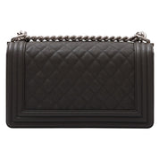 Boy Chanel Chain Shoulder Bag, circa 2019, Gray