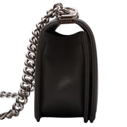Boy Chanel Chain Shoulder Bag, circa 2019, Gray