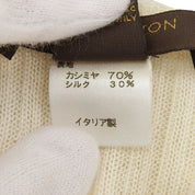 Cashmere Lace Design Cardigan #S Ivory