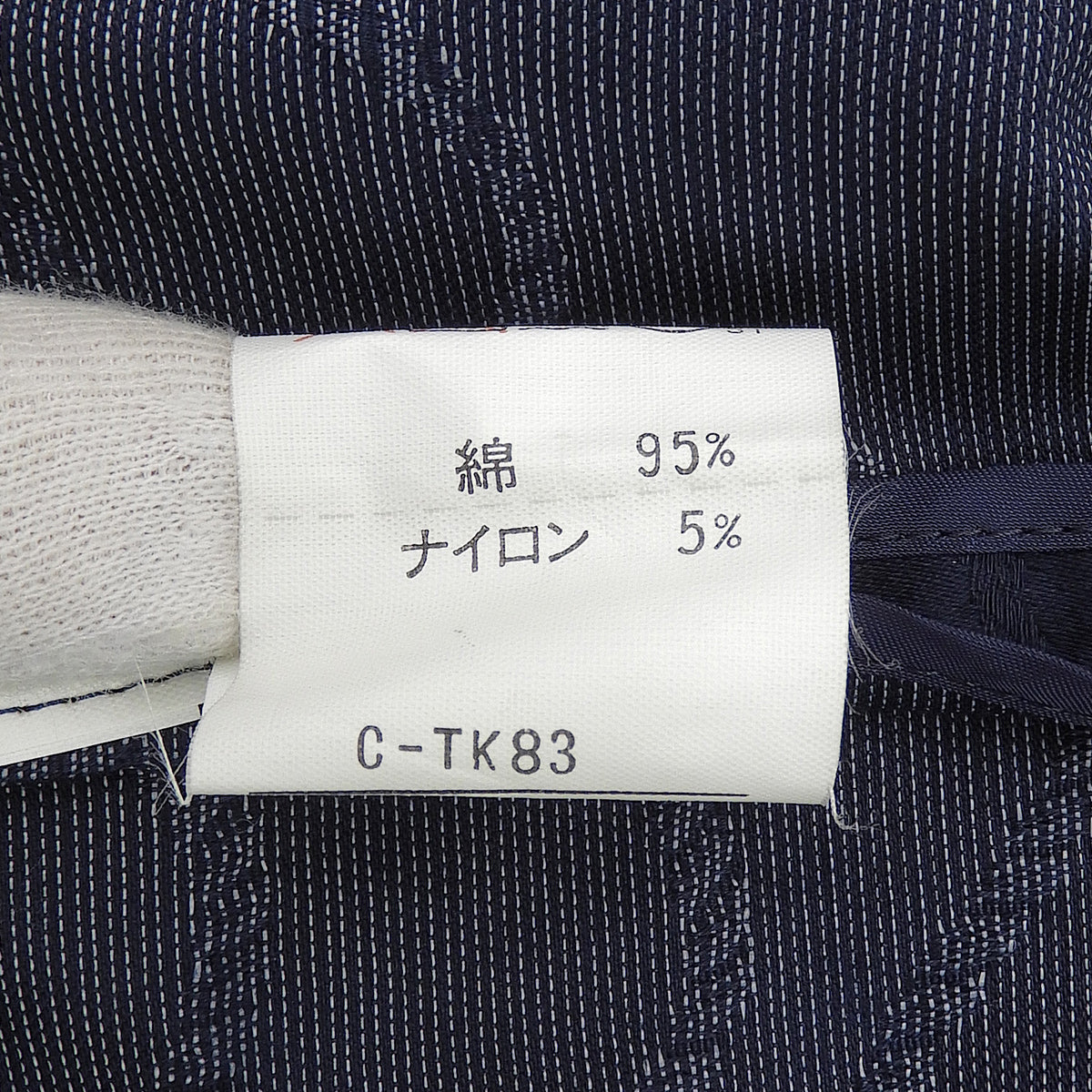 デザインパターン半袖ジャケット #M ネイビー