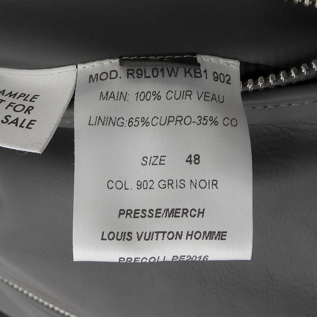 Logo Button Rider's Jacket #48 Charcoal Gray/Gray/Greige