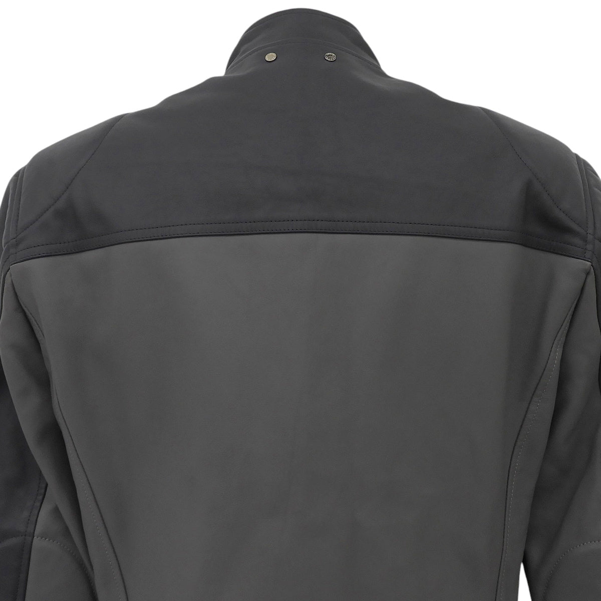 Logo Button Rider's Jacket #48 Charcoal Gray/Gray/Greige