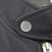 Logo Button Rider's Jacket #48 Charcoal Gray/Gray/Greige