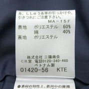 ノースリーブライダースワンピース #38 ネイビー