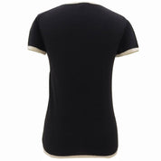 2006 CC Logo Short-Sleeved Knit Top #38 Black