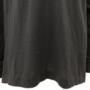 カシミアハーフジップニットトップス #M カーキ
