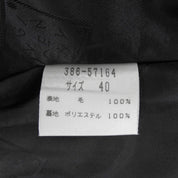 グレンチェックパターンロゴ刺繍ノースリーブワンピース #40 グレー