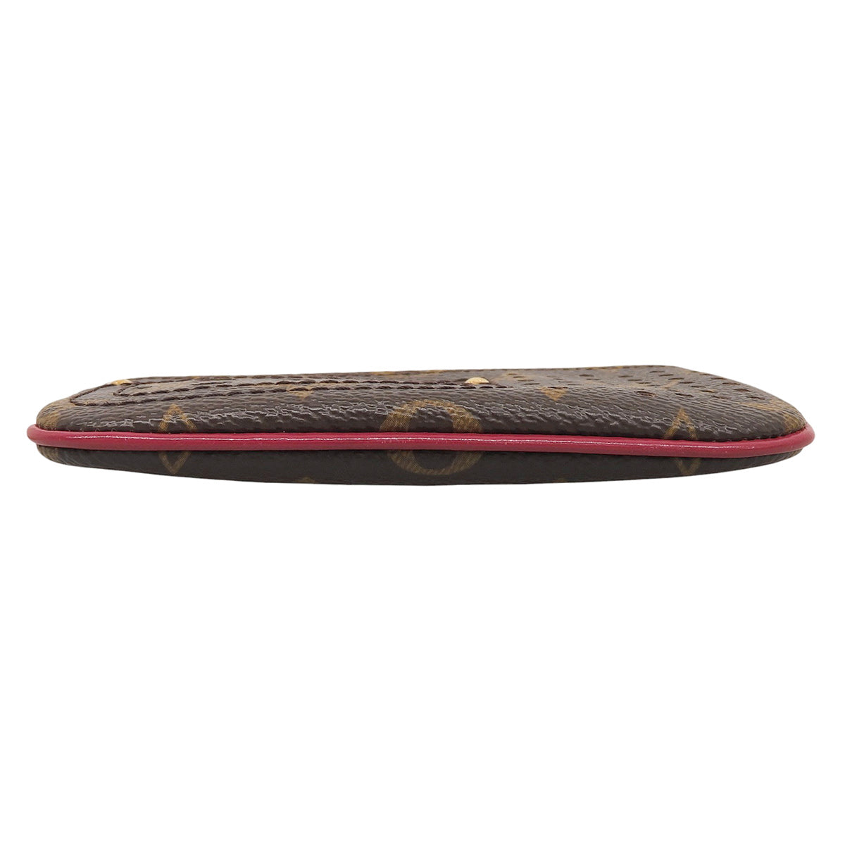2006 Monogram Perfo Pochette Cles Brown/Fuchsia