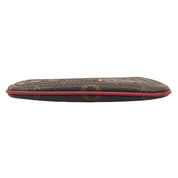 2006 Monogram Perfo Pochette Cles Brown/Fuchsia