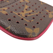 2006 Monogram Perfo Pochette Cles Brown/Fuchsia