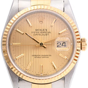 1991年頃製 タペストリーフェイスデイトジャスト 36mm 16233 自動巻き シャンパン