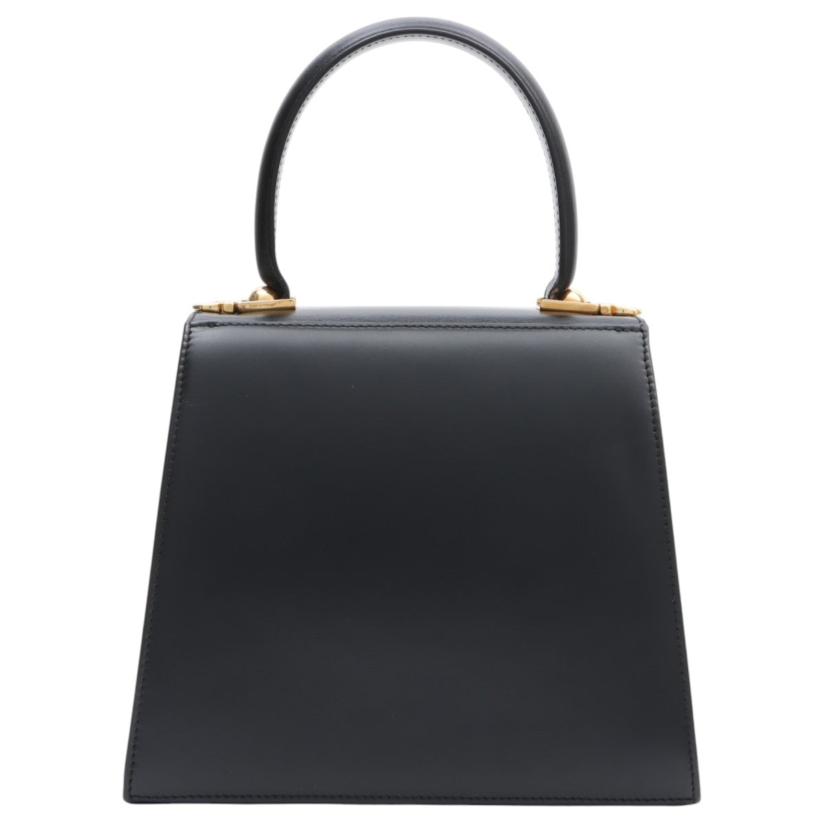 Gancini Plate 2-Way Handbag Black