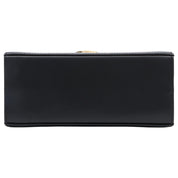 Gancini Plate 2-Way Handbag Black