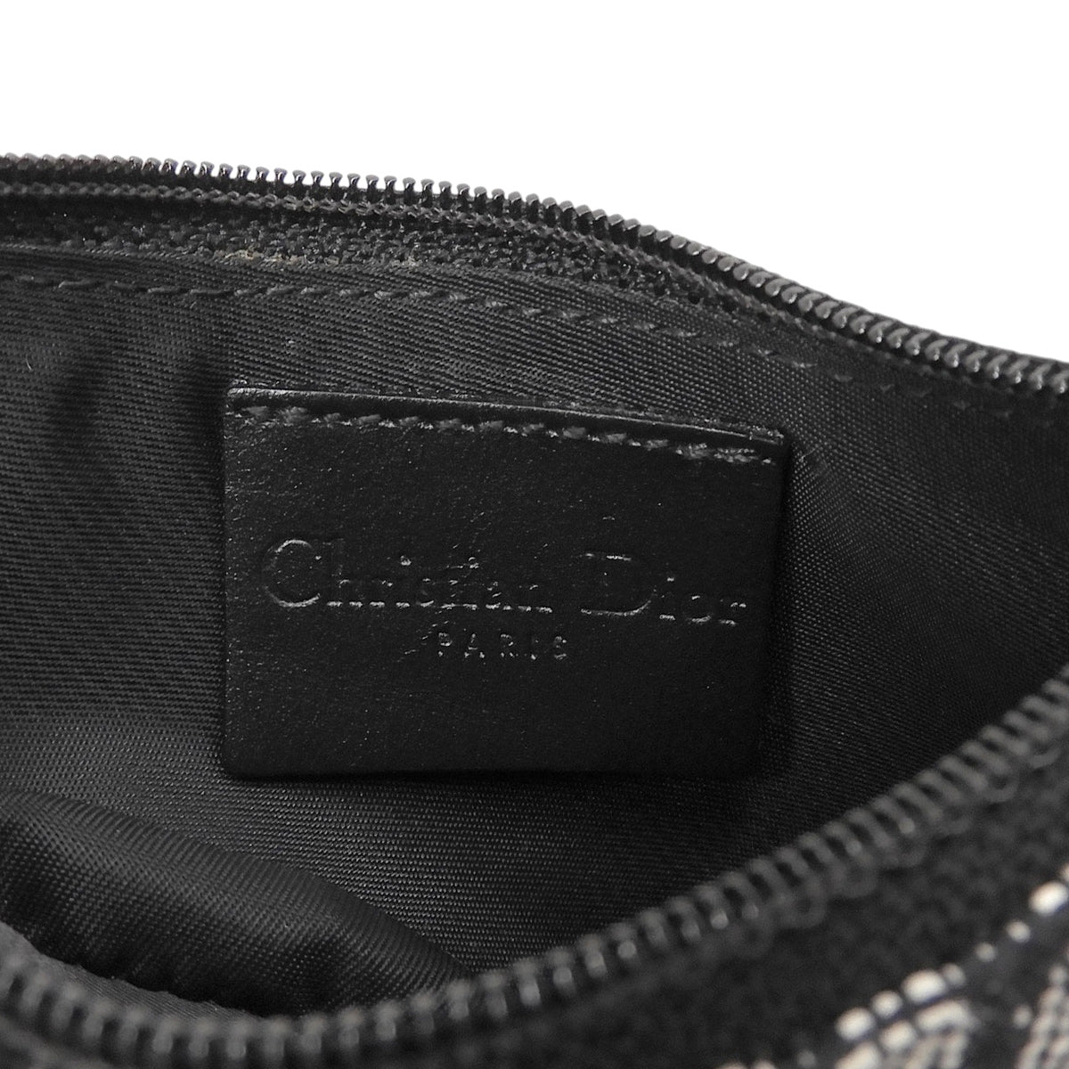 Trotter Pattern Saddle Coin Case Gray/Black