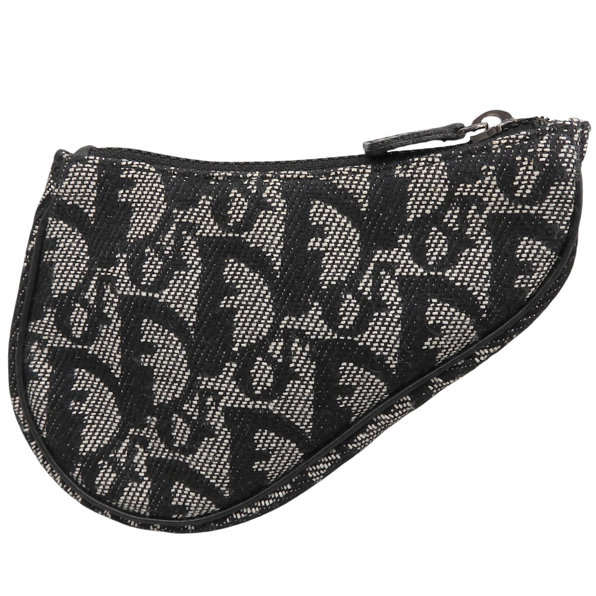 Trotter Pattern Saddle Coin Case Gray/Black