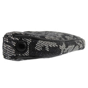Trotter Pattern Saddle Coin Case Gray/Black