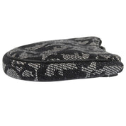 Trotter Pattern Saddle Coin Case Gray/Black