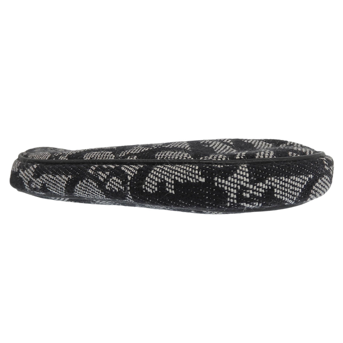 Trotter Pattern Saddle Coin Case Gray/Black