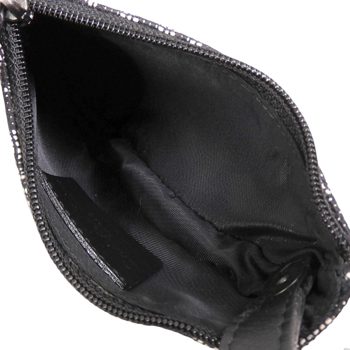 Trotter Pattern Saddle Coin Case Gray/Black