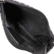 Trotter Pattern Saddle Coin Case Gray/Black