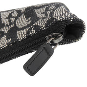 Trotter Pattern Saddle Coin Case Gray/Black