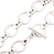 18K Diamond Chain Bracelet White Gold