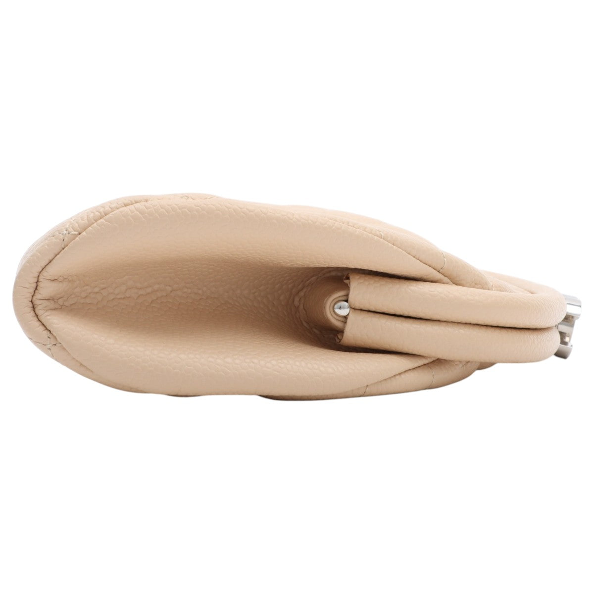 Circa 2011 Caviar Skin CC Mark Plate Clutch Bag Beige