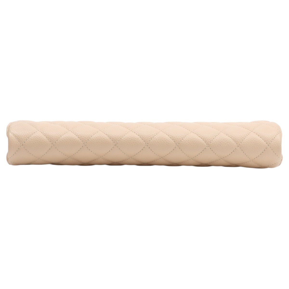 Circa 2011 Caviar Skin CC Mark Plate Clutch Bag Beige