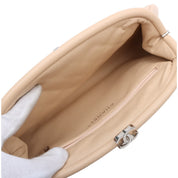 Circa 2011 Caviar Skin CC Mark Plate Clutch Bag Beige