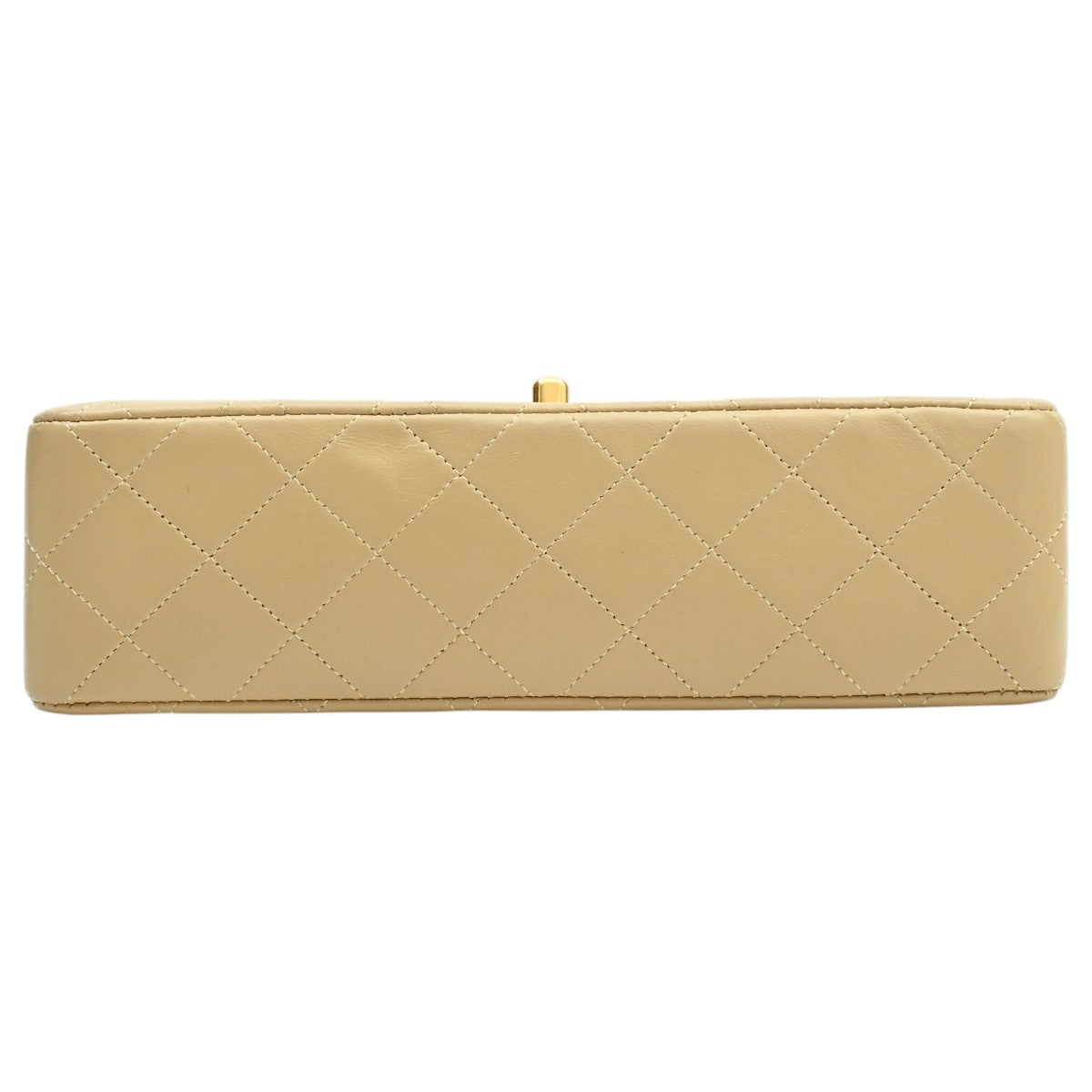 1990年頃製 クラシックフラップチェーンバッグ23cm ベージュ