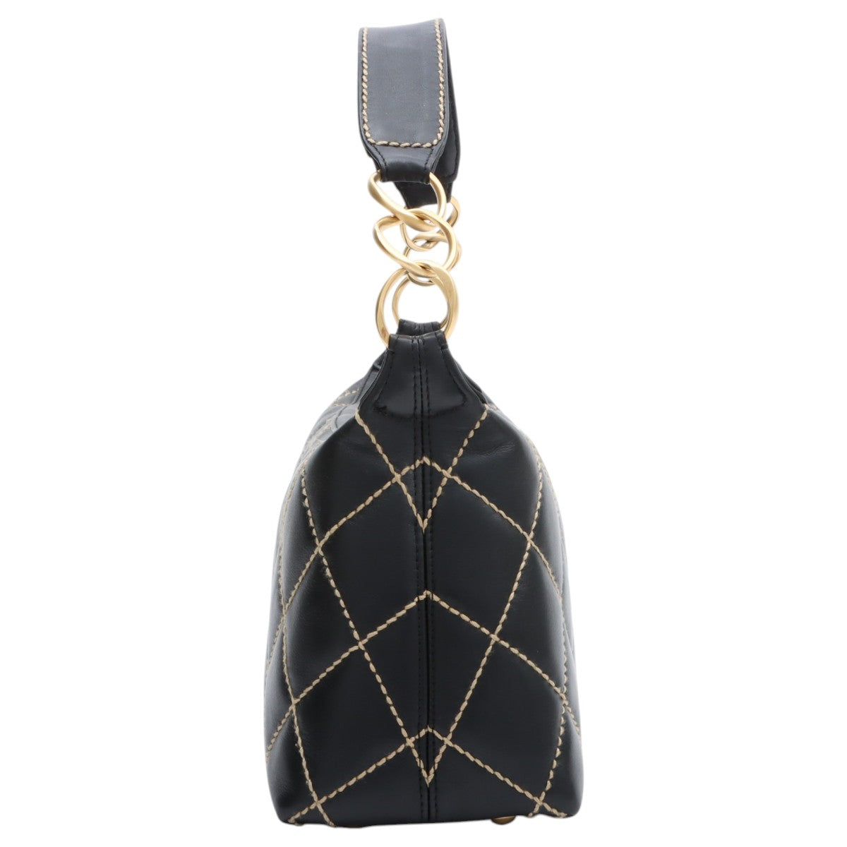 Wild Stitch One Shoulder Bag, Black, circa 2005