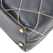 Wild Stitch One Shoulder Bag, Black, circa 2005