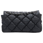 Circa 2008 Bubble Quilt Chain Shoulder Bag Black